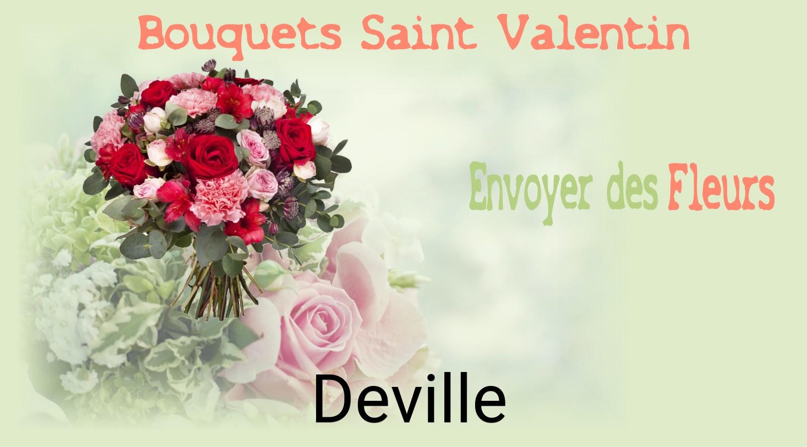 Roses de Saint-Valentin livrées à Deville